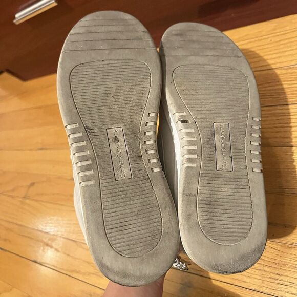 Calvin Klein Henlea Sneakers Size 8M Beige Classic Neutral Shoes Preppy Modern - Picture 7 of 8